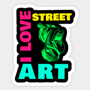 I love street art Sticker